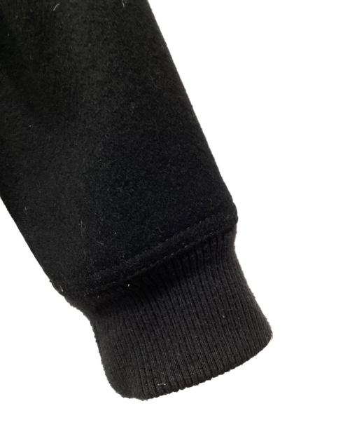 BURBERRY BLACK LABEL（バーバリーブラックレーベル）BURBERRY BLACK LABEL (バーバリーブラックレーベル) ラビットファー付ブルゾン ブラック サイズ:Mの古着・服飾アイテム