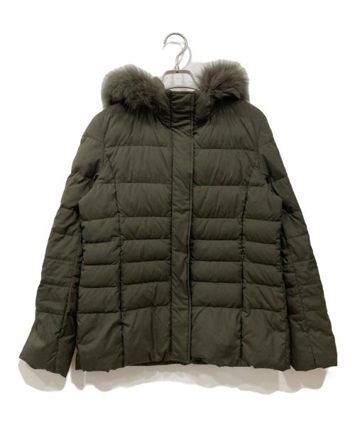 COUP DE CHANCE（クードシャンス）COUP DE CHANCE (クードシャンス) ダウンジャケット カーキ サイズ:38の古着・服飾アイテム