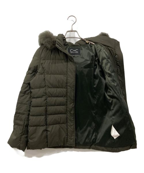 COUP DE CHANCE（クードシャンス）COUP DE CHANCE (クードシャンス) ダウンジャケット カーキ サイズ:38の古着・服飾アイテム