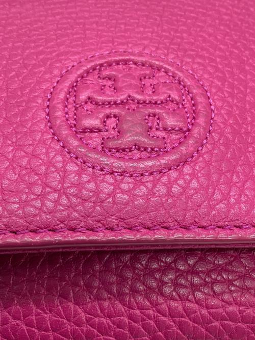 TORY BURCH（トリーバーチ）TORY BURCH (トリーバーチ) レザーショルダーバッグ ピンクの古着・服飾アイテム