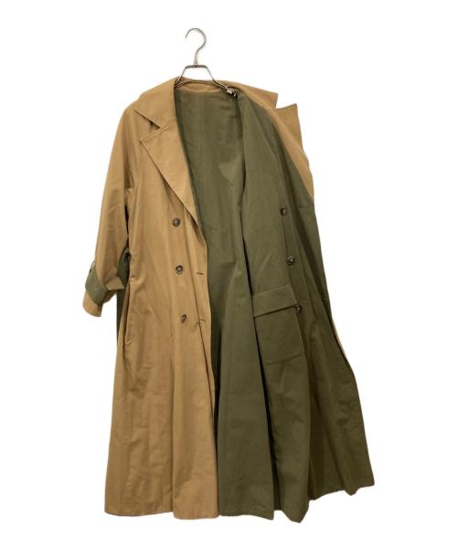 Ameri（アメリ）AMERI (アメリ) リバーシブルトレンチコート ベージュ サイズ:Freeの古着・服飾アイテム