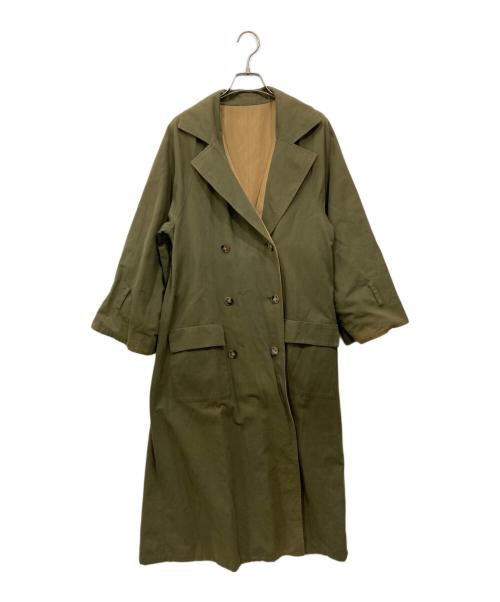 Ameri（アメリ）AMERI (アメリ) リバーシブルトレンチコート ベージュ サイズ:Freeの古着・服飾アイテム