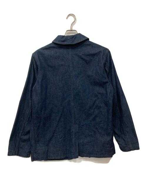 BLUE BLUE（ブルーブルー）BLUE BLUE (ブルーブルー) ライトデニム ショールカラージャケット インディゴ サイズ:2の古着・服飾アイテム