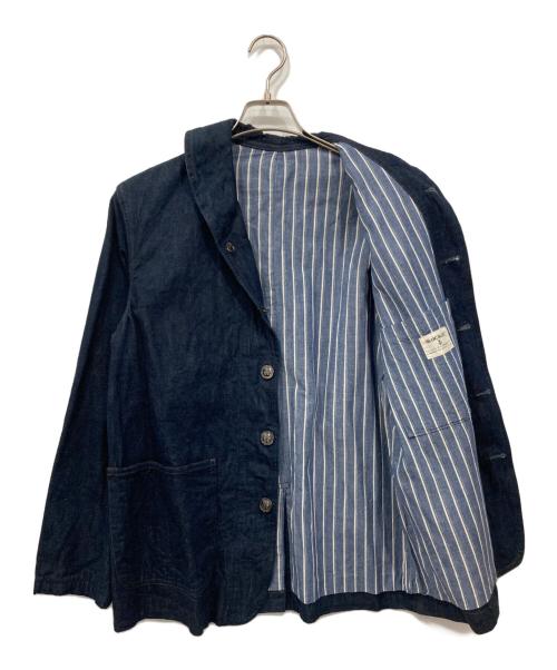BLUE BLUE（ブルーブルー）BLUE BLUE (ブルーブルー) ライトデニム ショールカラージャケット インディゴ サイズ:2の古着・服飾アイテム