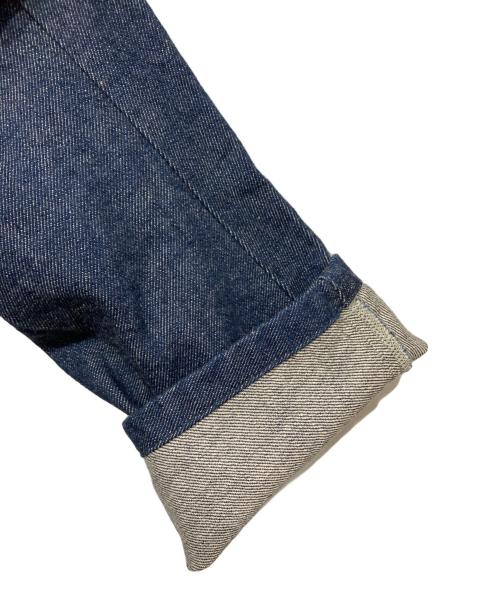 DANTON（ダントン）DANTON (ダントン) ラウンドカラーデニムブルゾン インディゴ サイズ:40 未使用品の古着・服飾アイテム