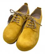 BIRKENSTOCKビルケンシュトック）の古着「スウェードシューズ」｜イエロー