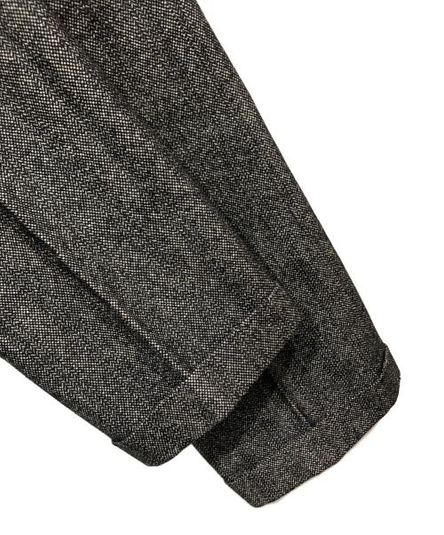 RAF SIMONS（ラフシモンズ）RAF SIMONS (ラフシモンズ) ヘリンボーンウールパンツ グレー サイズ:46の古着・服飾アイテム
