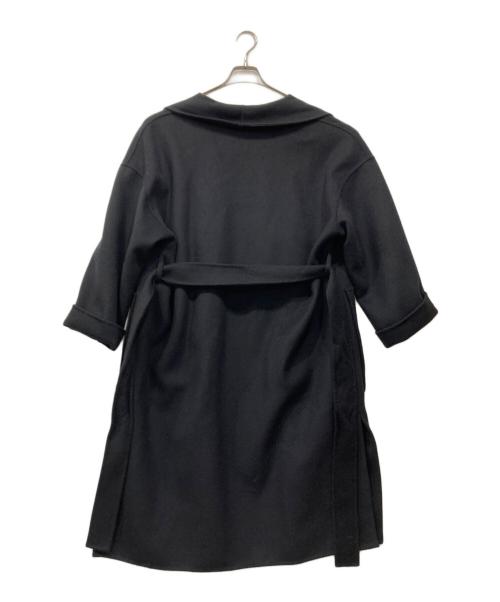 DES PRES（デ プレ）DES PRES (デ プレ) ダブルフェイスメルトンビーバー ショールカラーコート ネイビー サイズ:Fの古着・服飾アイテム