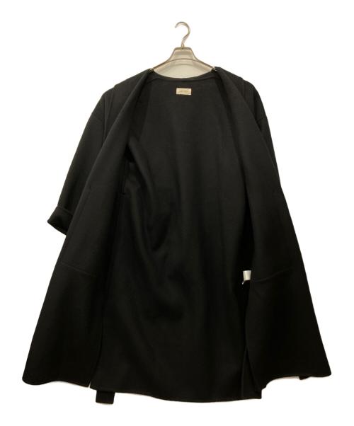 DES PRES（デ プレ）DES PRES (デ プレ) ダブルフェイスメルトンビーバー ショールカラーコート ネイビー サイズ:Fの古着・服飾アイテム