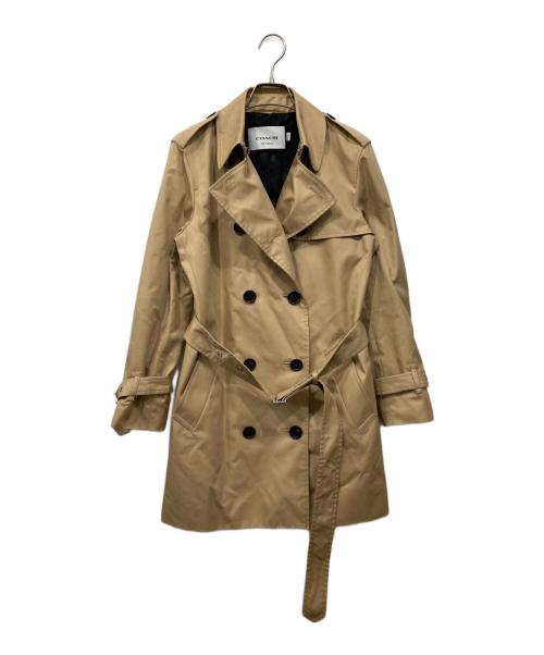 COACH（コーチ）COACH (コーチ) トレンチコート ベージュ サイズ:Sの古着・服飾アイテム