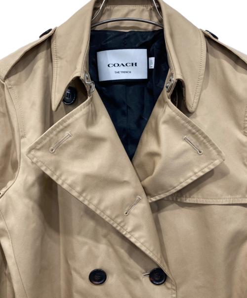 COACH（コーチ）COACH (コーチ) トレンチコート ベージュ サイズ:Sの古着・服飾アイテム