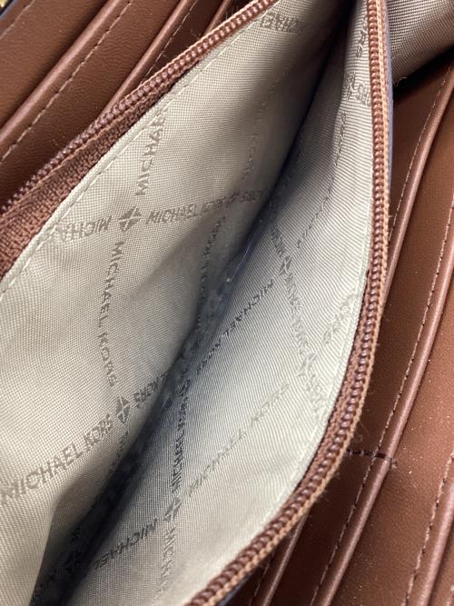 MICHAEL KORS（マイケルコース）MICHAEL KORS (マイケルコース) 長財布 ブラウンの古着・服飾アイテム