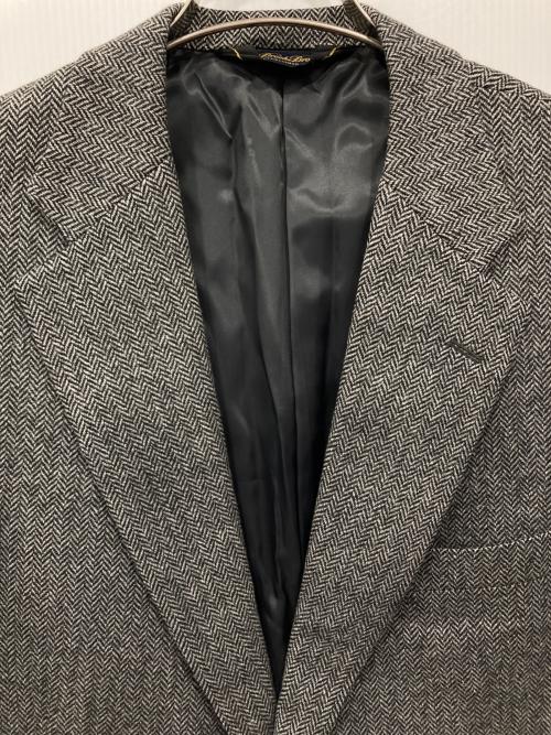 BROOKS BROTHERS（ブルックスブラザーズ）BROOKS BROTHERS (ブルックスブラザーズ) ヘリンボーンテーラードジャケット グレー サイズ:40SHTの古着・服飾アイテム