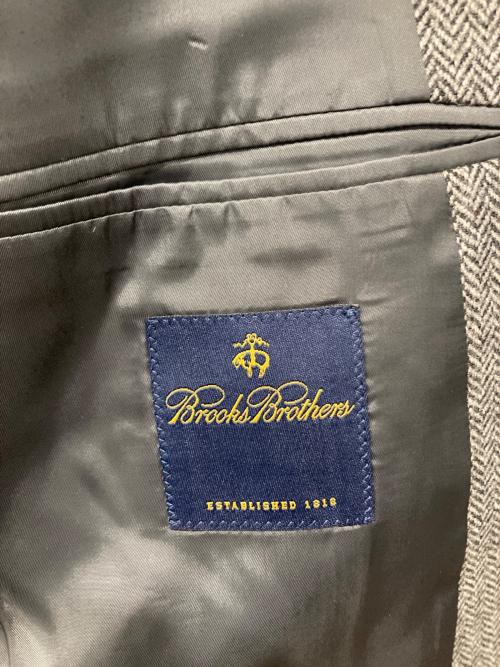 BROOKS BROTHERS（ブルックスブラザーズ）BROOKS BROTHERS (ブルックスブラザーズ) ヘリンボーンテーラードジャケット グレー サイズ:40SHTの古着・服飾アイテム