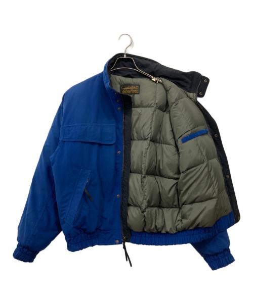 Eddie Bauer（エディーバウアー）Eddie Bauer (エディーバウアー) ダウンジャケット ブルー サイズ:Mの古着・服飾アイテム