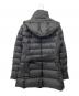 BURBERRY LONDON (バーバリーロンドン) 裏地ノバチェック スタンドカラーダウンコート ブラック サイズ:38：17000円