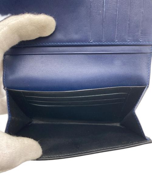 LOEWE（ロエベ）LOEWE (ロエベ) リピート アナグラム ウォレット ブルーの古着・服飾アイテム