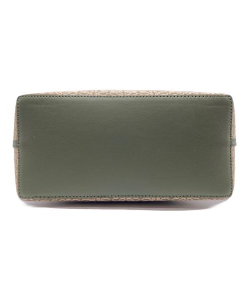 LOEWE（ロエベ）LOEWE (ロエベ) トートバッグ カーキグリーン・アイボリーの古着・服飾アイテム