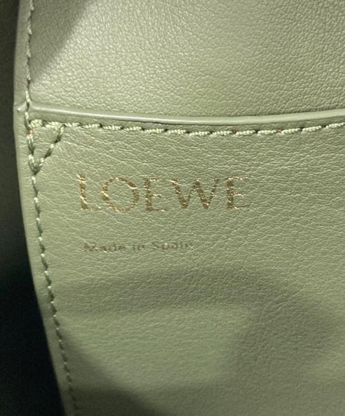LOEWE（ロエベ）LOEWE (ロエベ) トートバッグ カーキグリーン・アイボリーの古着・服飾アイテム
