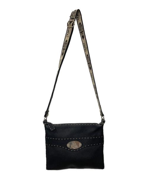FENDI（フェンディ）FENDI (フェンディ) ショルダーバッグ ブラックの古着・服飾アイテム