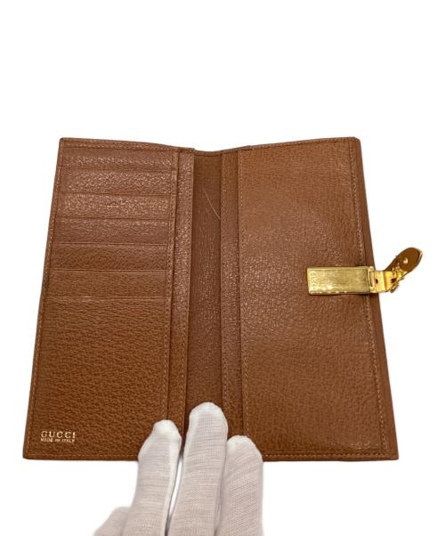 GUCCI（グッチ）GUCCI (グッチ) 札入れ ブラウンの古着・服飾アイテム