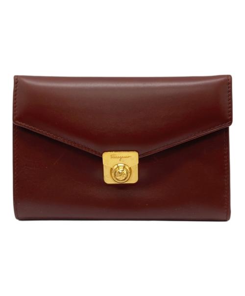 Salvatore Ferragamo（サルヴァトーレ フェラガモ）Salvatore Ferragamo (サルヴァトーレ フェラガモ) 長財布 ブラウンの古着・服飾アイテム