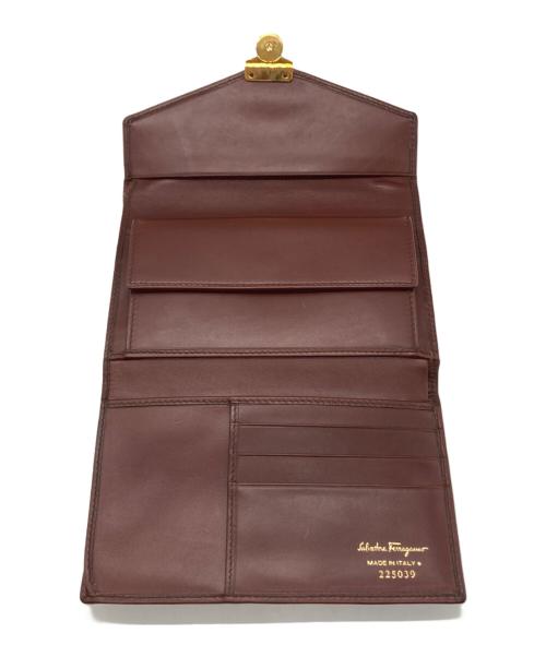 Salvatore Ferragamo（サルヴァトーレ フェラガモ）Salvatore Ferragamo (サルヴァトーレ フェラガモ) 長財布 ブラウンの古着・服飾アイテム