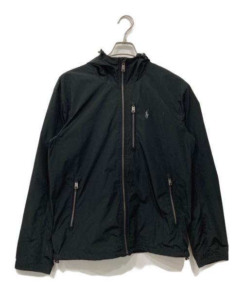 POLO RALPH LAUREN（ポロ・ラルフローレン）POLO RALPH LAUREN (ポロ・ラルフローレン) フーデッドジャケット ブラック サイズ:Sの古着・服飾アイテム