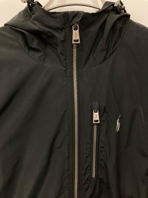 POLO RALPH LAUREN（ポロ・ラルフローレン）POLO RALPH LAUREN (ポロ・ラルフローレン) フーデッドジャケット ブラック サイズ:Sの古着・服飾アイテム