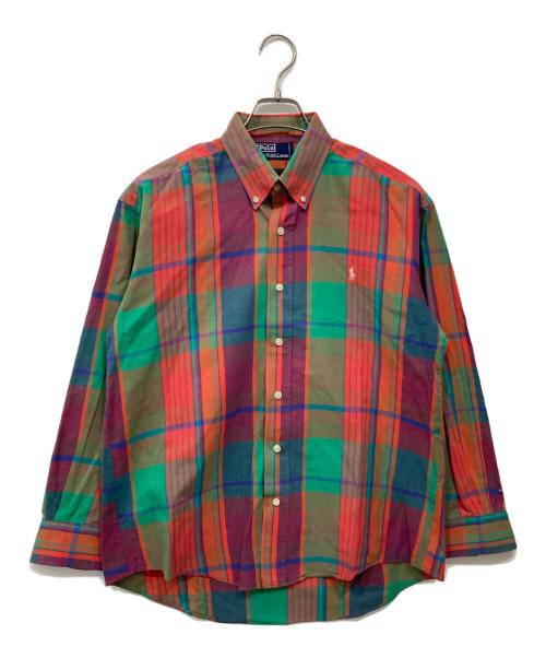 POLO RALPH LAUREN（ポロ・ラルフローレン）POLO RALPH LAUREN (ポロ・ラルフローレン) チェックBDシャツ マルチカラー サイズ:Mの古着・服飾アイテム