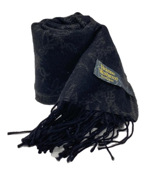 Vivienne Westwood（ヴィヴィアンウエストウッド）Vivienne Westwood (ヴィヴィアンウエストウッド) 総柄ストール グレーの古着・服飾アイテム