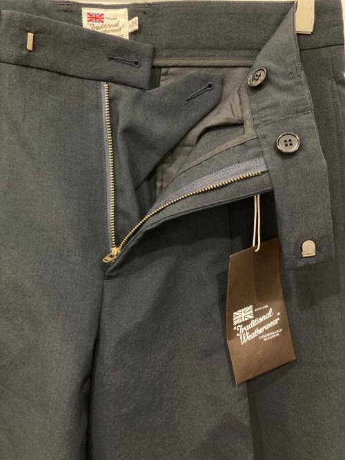Traditional Weatherwear（トラディショナルウェザーウェア）Traditional Weatherwear (トラディショナルウェザーウェア) ユニオンスラックス102 ネイビー サイズ:S 未使用品の古着・服飾アイテム