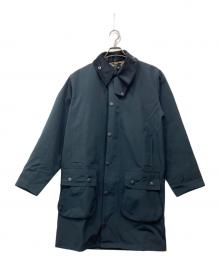 Barbour×BEAMS PLUS（バブアー×ビームスプラス）の古着「ステンカラーコート」｜ネイビー