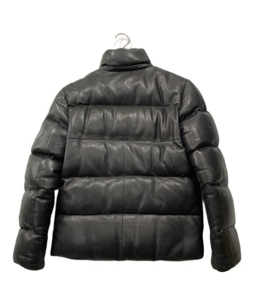 AVIREX（アヴィレックス）AVIREX (アヴィレックス) シープレザー ダウンジャケット ブラック サイズ:Mの古着・服飾アイテム