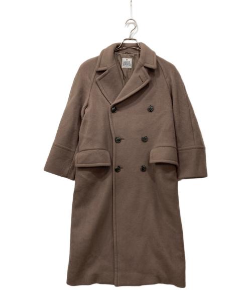 BEAUTY&YOUTH（ビューティーアンドユース）BEAUTY&YOUTH (ビューティーアンドユース) HAMILTON WOOL MIX メルトンロングPコート ベージュ サイズ:Sの古着・服飾アイテム