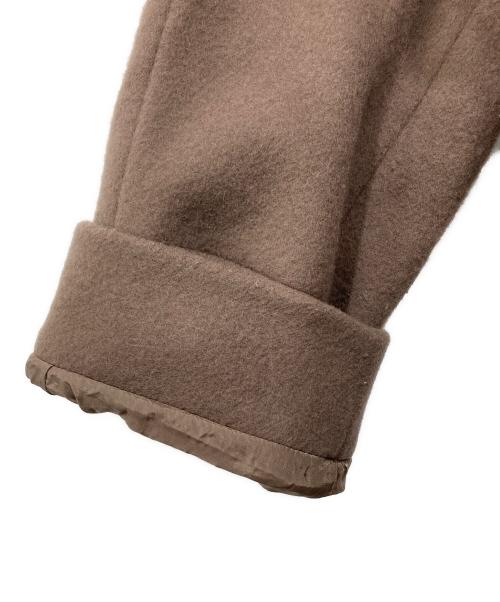 BEAUTY&YOUTH（ビューティーアンドユース）BEAUTY&YOUTH (ビューティーアンドユース) HAMILTON WOOL MIX メルトンロングPコート ベージュ サイズ:Sの古着・服飾アイテム