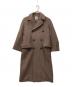 BEAUTY&YOUTH（ビューティーアンドユース）の古着「HAMILTON WOOL MIX メルトンロングPコート」｜ベージュ