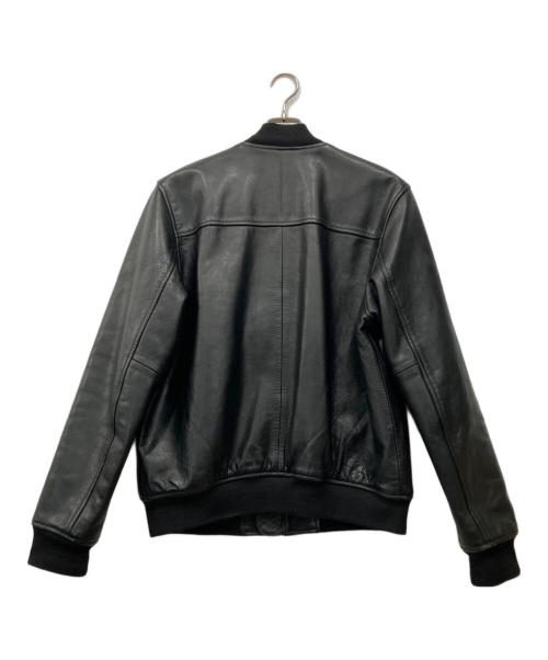 GAP（ギャップ）GAP (ギャップ) レザーボンバージャケット ブラック サイズ:Lの古着・服飾アイテム