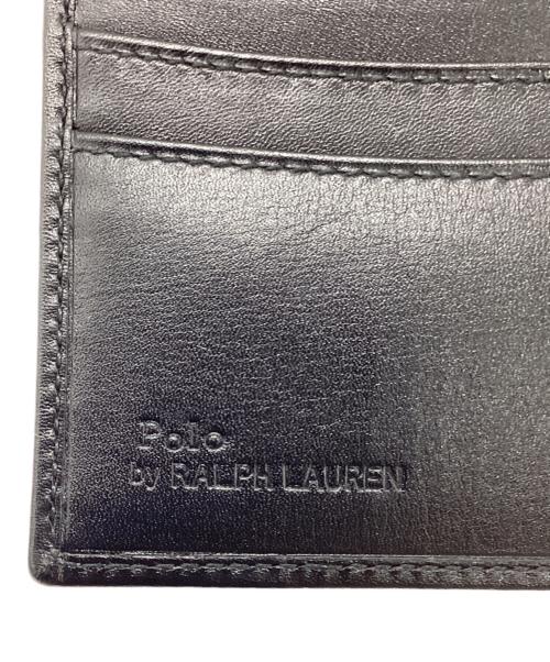 POLO RALPH LAUREN（ポロ・ラルフローレン）POLO RALPH LAUREN (ポロ・ラルフローレン) 2つ折り財布 ブラックの古着・服飾アイテム