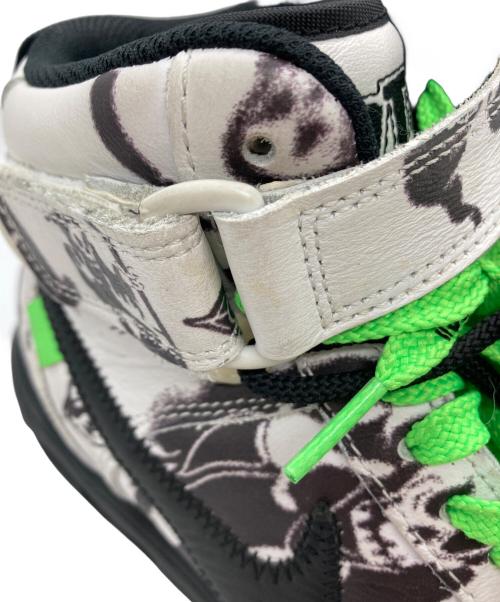 NIKE（ナイキ）NIKE (ナイキ) OFFWHITE (オフホワイト) Air Force 1 Mid SP LTHR ホワイト×ブラック サイズ:27.5㎝の古着・服飾アイテム