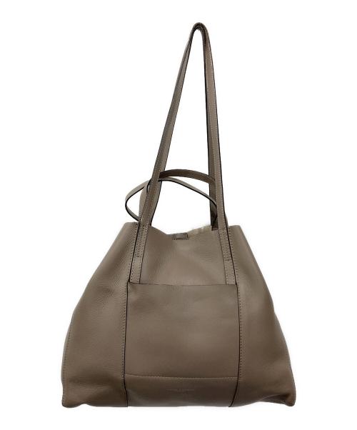 GIANNI CHIARINI（ジャンニ キアリーニ）GIANNI CHIARINI (ジャンニ キアリーニ) SUPERLIGHT L トートバッグ ベージュの古着・服飾アイテム