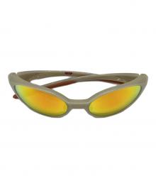 OAKLEY（オークリー）の古着「ハイブリッジフィット サングラス」｜オレンジ×アイボリー
