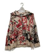Vivienne Westwood manヴィヴィアン ウェストウッド マン）の古着「ジップパーカー」｜レッド×ベージュ