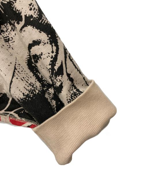 Vivienne Westwood man（ヴィヴィアン ウェストウッド マン）Vivienne Westwood man (ヴィヴィアン ウェストウッド マン) ジップパーカー レッド×ベージュ サイズ:46の古着・服飾アイテム