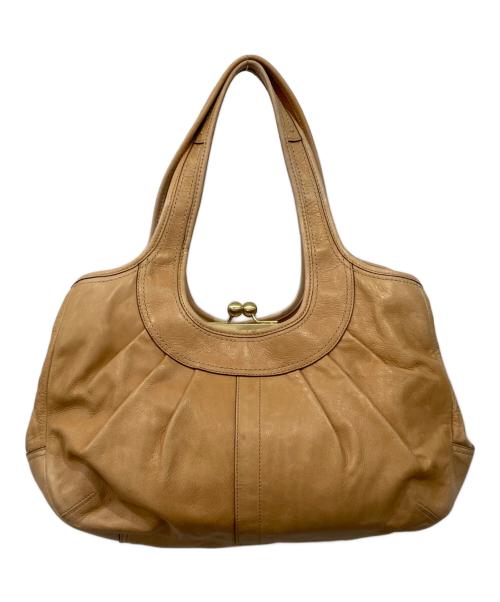 COACH（コーチ）COACH (コーチ) エルゴ プリーテッド サッチェル ベージュの古着・服飾アイテム