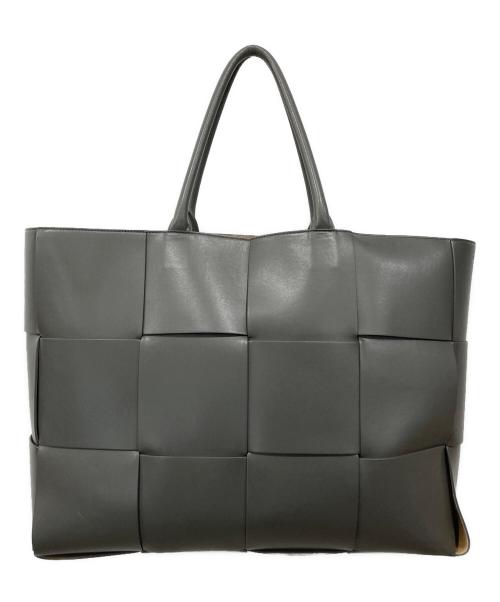 BOTTEGA VENETA（ボッテガベネタ）BOTTEGA VENETA (ボッテガベネタ) トートバッグ ダークグレーの古着・服飾アイテム