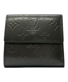 LOUIS VUITTON（ルイ ヴィトン）の古着「3つ折り財布」｜ダークブルー