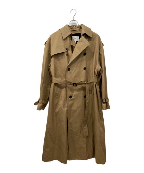 HYKE（ハイク）HYKE (ハイク) ビッグトレンチコート ベージュ サイズ:Mの古着・服飾アイテム
