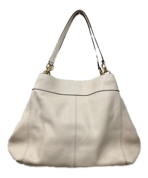 COACH（コーチ）COACH (コーチ) ペブルド レザー レクシー ショルダーバッグ ホワイトの古着・服飾アイテム