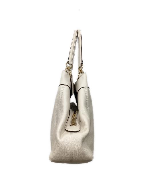 COACH（コーチ）COACH (コーチ) ペブルド レザー レクシー ショルダーバッグ ホワイトの古着・服飾アイテム